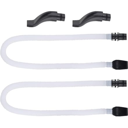 2 Set Melodica Mondstukken Buis Set Lange Flexibele Plastic Vervangingsonderdelen Muziekinstrument Accessoire white