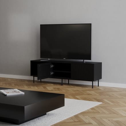 Bronx71® Tv-meubel Ray zwart eiken 150 cm