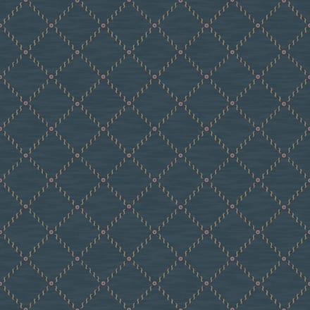 Boråstapeter Vliesbehang 2265 - Treasured - Klassiek Blauw - 53cm x 10.05m
