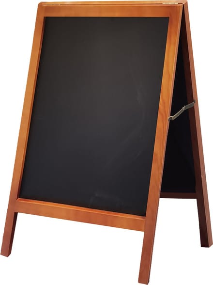 Seco krijtbord - stoepbord - 42 x 59.4cm - rechte bovenkant