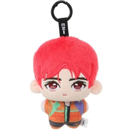 ENHYPEN x MINISO - Porte-clés Peluche Personnage HEESEUNG red