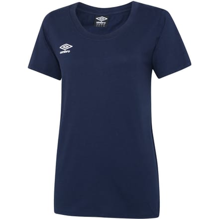 Umbro Dames/Dames Club Vrijetijds-T-shirt (Marine / Wit)