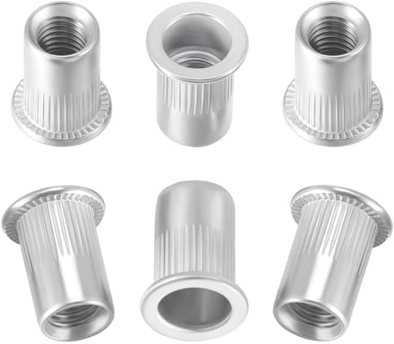 Cosensi - M6 Rivet Nuts - Langdurige kwaliteit - 100pcs M6 Rivets - Veelzijdig gebruik - Geschikt voor metaalbewerking