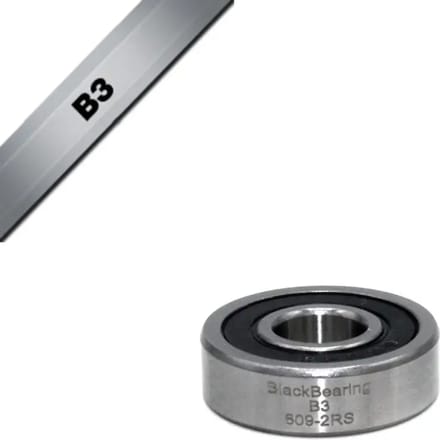 Lager Black Bearing B3 - 609-2RS - 9 x 24 x 7 mm