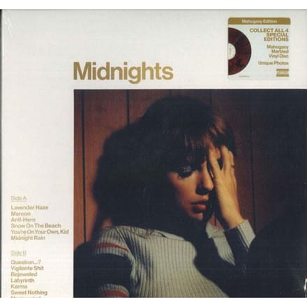 Taylor Swift - Midnights (LP) (Coloured Vinyl) (Limited Mahogany Edition)