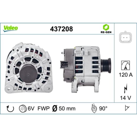 Driefasige generator VALEO 437208