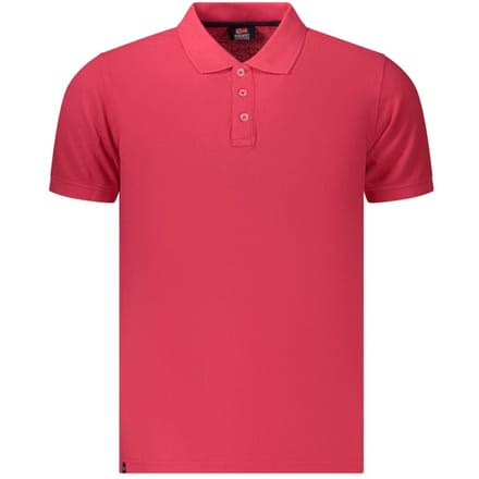 Noorwegen 1963 Rosso Katoenen Polo voor Mannen