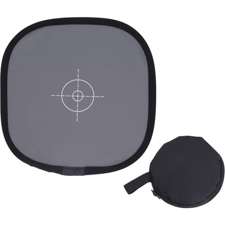 Camera Focus Board 30CM 18 procent Belichting Grijs Reflectievermogen Reflector Dubbelzijdig Opvouwbaar met Draagtas gray