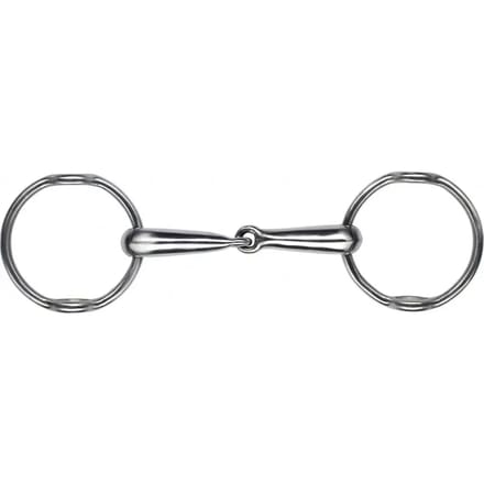 Feeling Roestvrij Staal Satijnen Liftsnaffle Zilver 12.5 cm