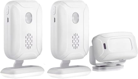Draadloos Alarmsysteem - Bewegingsmelder Deurbel - Winkel Beveiliging - 5-in-1 Multi-modus - 800m Bereik - Wit