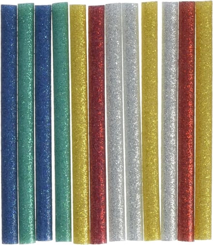 Glitter-plaksticks mini-lijmpistool 7 mm 100 mm SB-Btl 12 stuks 333649