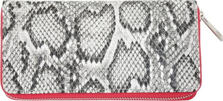 Snake-a-licious Portemonnee – Slangenprint – 19 x 9,5 cm – PVC – Ruim Model