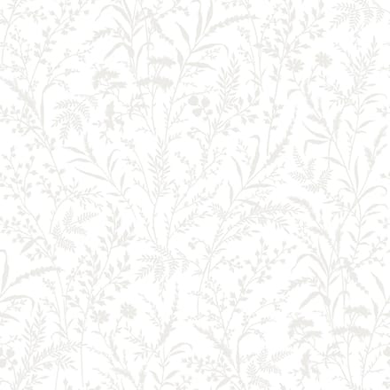 Boråstapeter Vliesbehang 38746 - Borosan Hem - Botanisch Wit - 53cm x 11.20m