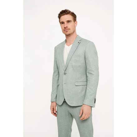 slim fit 2-knoops colbert met klepzakken model 'Nick'