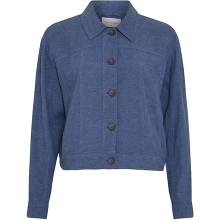 MSCH Copenhagen Mschviana Ginia Jacket Jassen Dames - Zomerjas - Blauw - Maat M