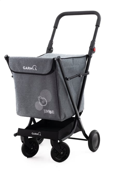 Garmol Boodschappentrolley Jumbo Jasp - 4 Wielen - Gris