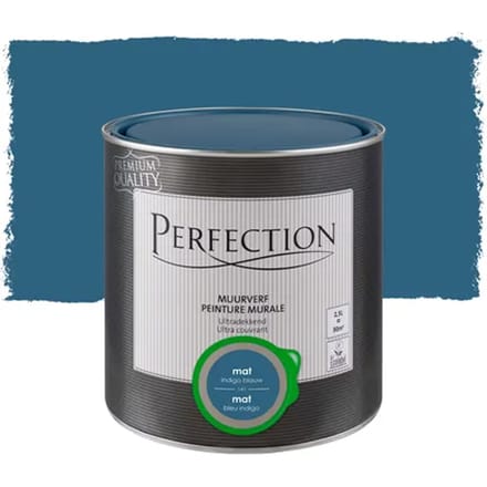 Perfection Ultradekkend Muurverf - Mat - Indigo Blauw - 2,5l