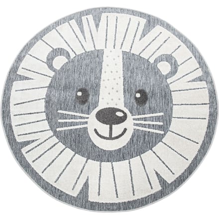 Kinderkleed binnen en buiten Twitara grijs  120 cm rond