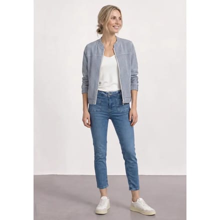 7/8 Straight Legs jeans met opgestikte zakken