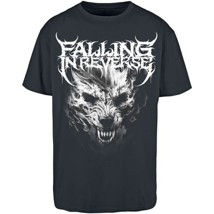 Falling In Reverse T-shirt - Wolf - S tot 4XL - voor Mannen - zwart