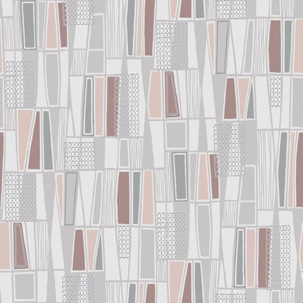 Boråstapeter Vliesbehang 5471 - Alla Tiders Hus - Abstract Roze - 53cm x 10.05m
