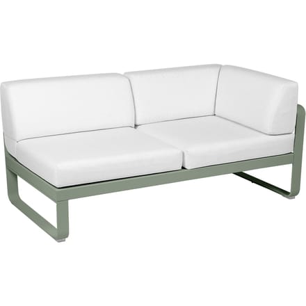 Fermob BELLEVIE hoekmodule rechts - 82 cactus mat - 81 witgrijs