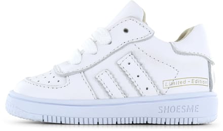 Shoesme Wit Sneakertje - Sneakers Kinderen - Unisex - WHITE - Leer - Maat 21