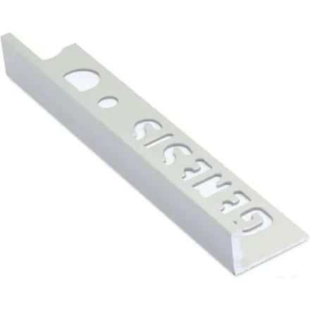 Genesis Hoekprofiel - Aluminium Zilver - 8x8x1mm 2,7m