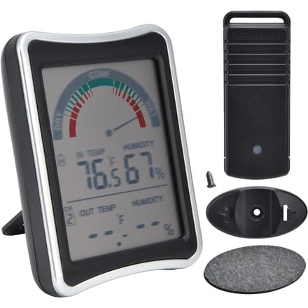Draadloze Digitale Thermometer Hygrometer Binnentemperatuur Vochtigheidsmeter 50 celsius 70 celsius  20percent 99percent RV gray