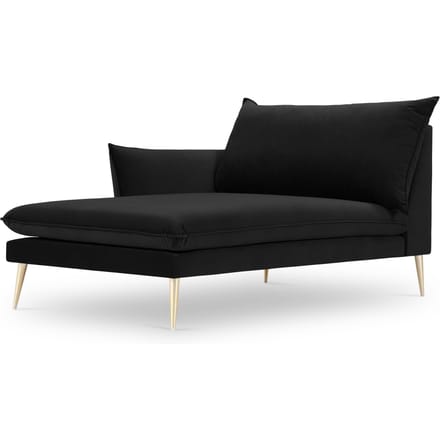 Chaise Longue Elio links velvet | Milo Casa
