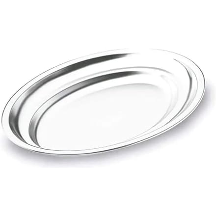 Ovale roestvrijstalen schaal Lacor 18% cr