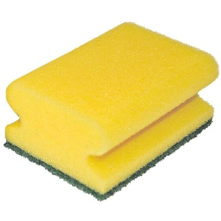 HYGOCLEAN reinigingsspons CLASSIC, 95 x 70 mm, geel
