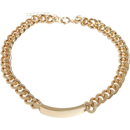 Halsketting Urban Classics plate necklace