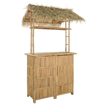 vidaXL Buiten Bartafel Naturel 115 x 95 x 215 cm Bamboe