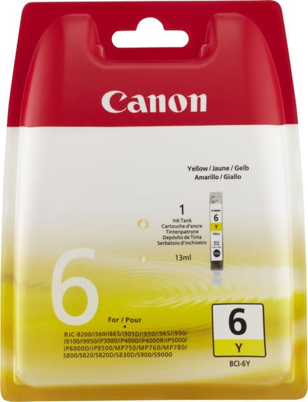 Canon BCI-6 - Inktcartridge / Geel