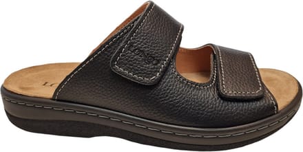 Longo 1012090 0 Schwarz Heren Slippers Slides - Zwart - 43