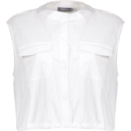 Geisha Gilet Drawstring White Maat: M | Gilets Outlet | Dames | Wit