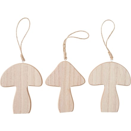 VBS Houten decoratieve hanger "Paddestoelen"