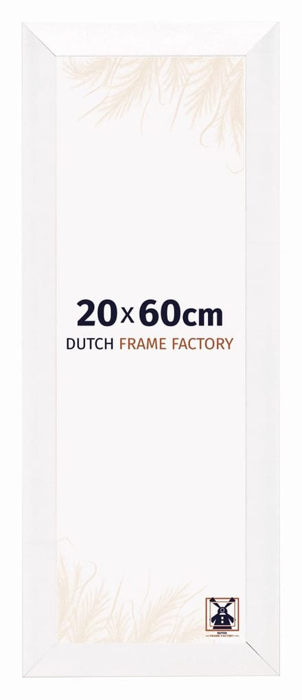 Fotolijst 20x60 cm - MDF - Wit Hoogglans - Praag