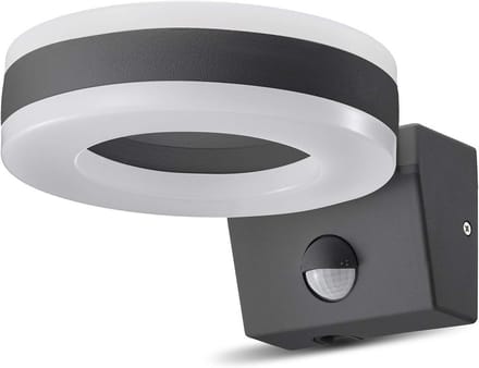LED Wandlamp met PIR Bewegingssensor en Schemerinstelling - Neutraal Wit Licht IP65 Buiten en Binnen