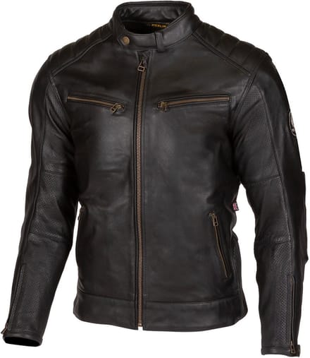 Merlin Chase II D3O Zwart Leren Motorjas - Jas