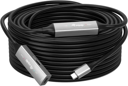 Equip 133357 USB-kabel USB 3.2 Gen 1 (3.1 Gen 1) 10 m USB C 5 Gbit/s Zwart