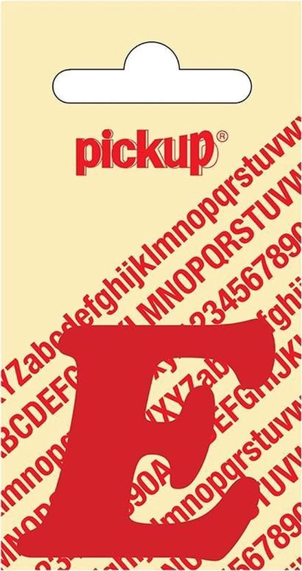 Pickup plakletter CooperBlack 40 mm - rood E