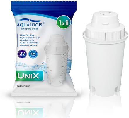 Aqualogis UniX - Waterfilterkan - Compatibel met Brita Classic - 30 dagen - WQA gecertificeerd