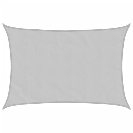vidaXL - Zonnezeil - 3,5x2,5 - m - 100% - polyester - oxford - lichtgrijs
