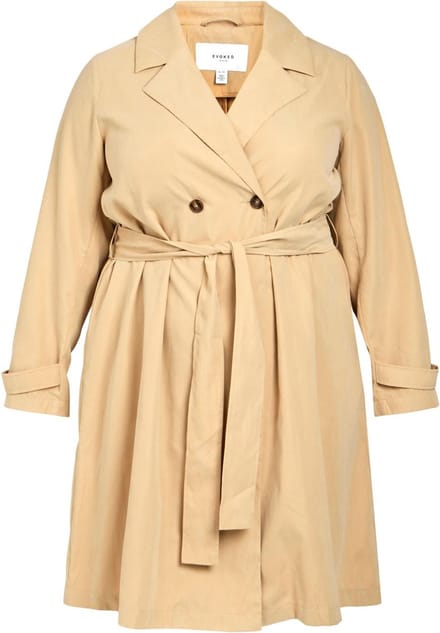 EVOKED VILA VIJULIAN L/S TRENCH COAT/CUR - NOOS Dames Trenchcoat - Maat 46