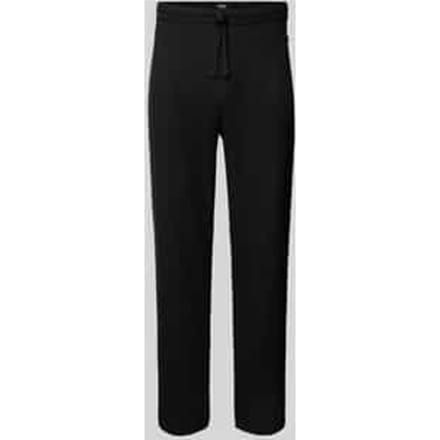 Sweatpants met labeldetail