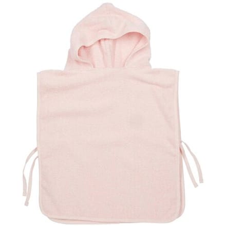 Meyco Baby Uni badponcho - badstof - soft pink - 1-3 jaar