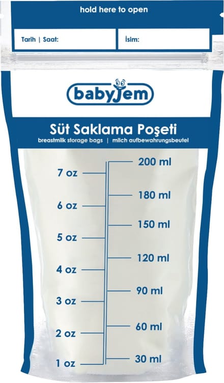 Bewaarzakjes Babyjem Moedermelk 25st