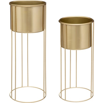 Eazy Living Plantenstandaard Set Narcisse Goud